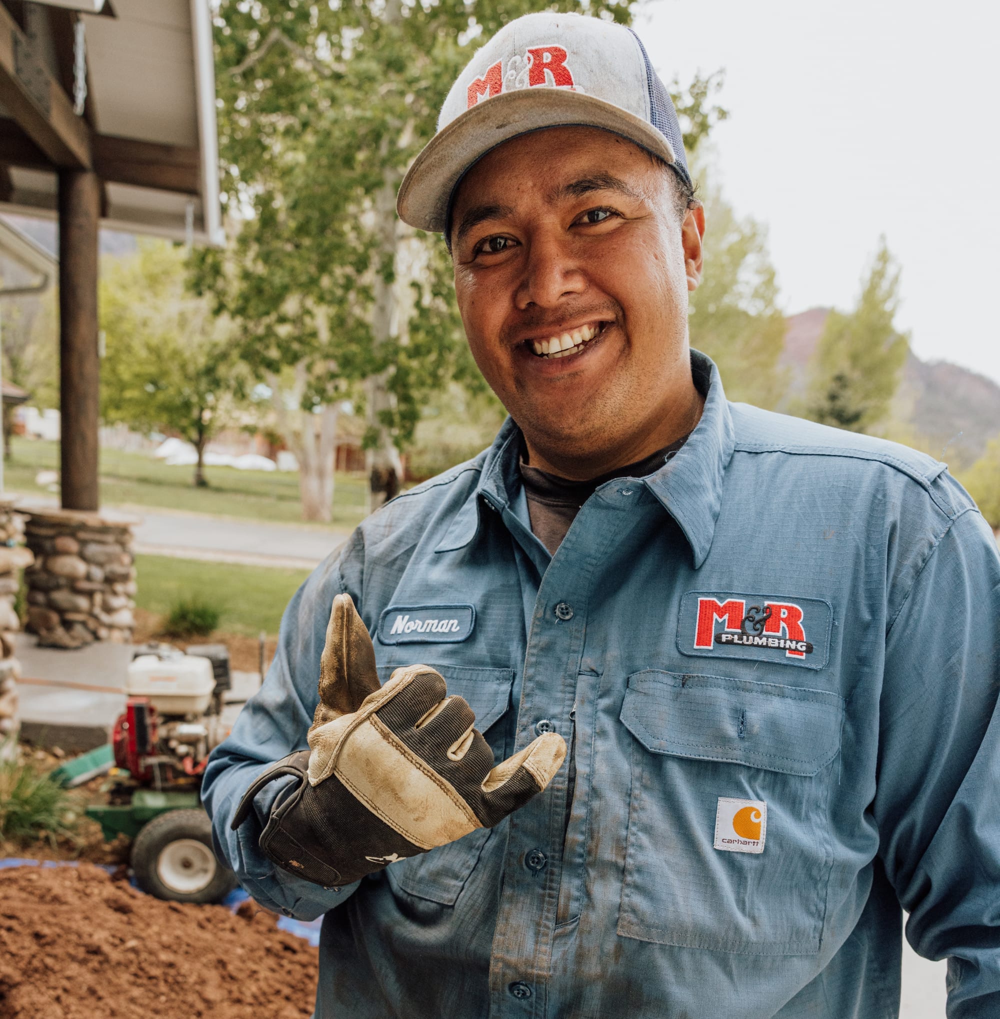 An M&R Service technician